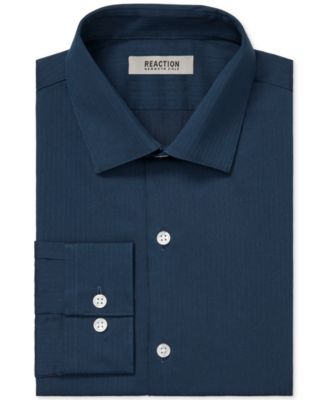 Men's Slim Fit Tonal Stripe Dress Shirt