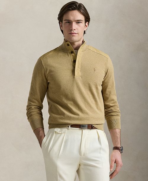 alfani Polo Ralph Lauren Men's Hybrid Mockneck Pullover Men's Fashion & Accessories