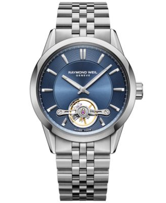 Raymond Weil - Men's Swiss Automatic Freelancer Stainless Steel Bracelet Watch 43mm