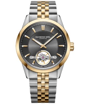 Raymond Weil - Men's Swiss Automatic Freelancer Two-Tone Stainless Steel Bracelet Watch 43mm