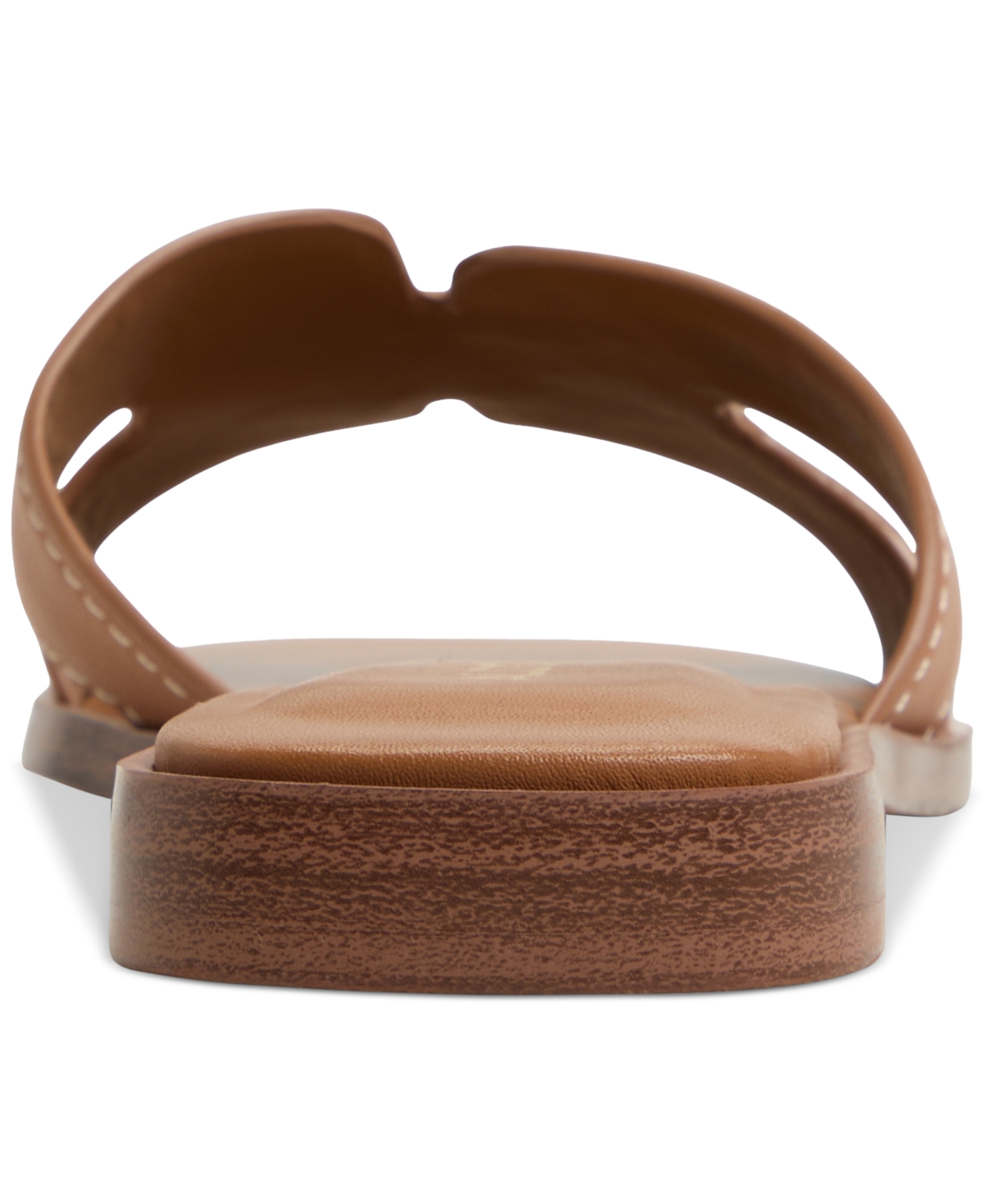 Shop Aldo Women's Itsandal Cutout Slide Flat Sandals In Cognac