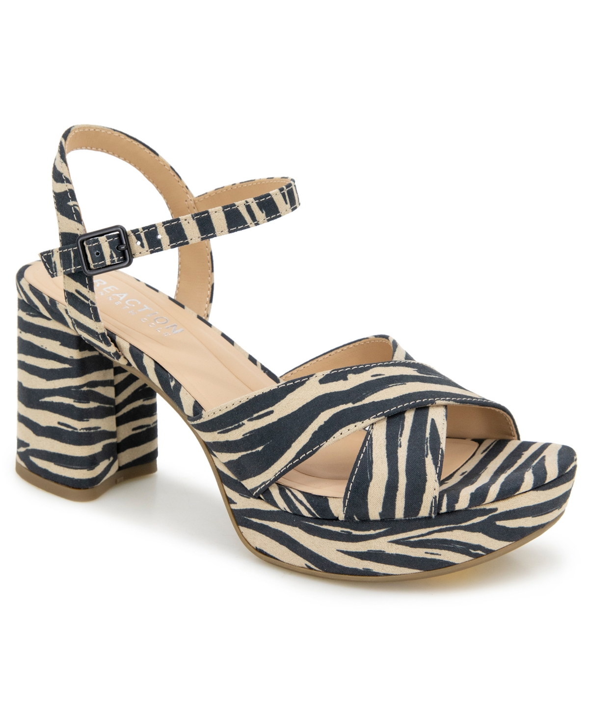 Women's Reeva Platform Heeled Dress Sandals - Zebra Print