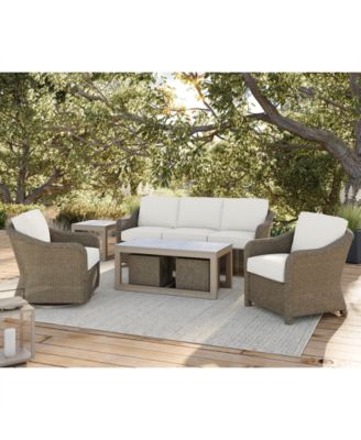 Agio Sonetta Outdoor Seating Collection In Light Beige