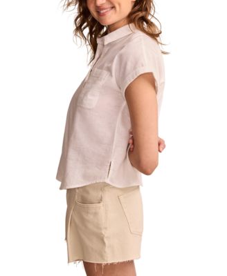 Women's Rolled-Sleeve Button-Down Shirt