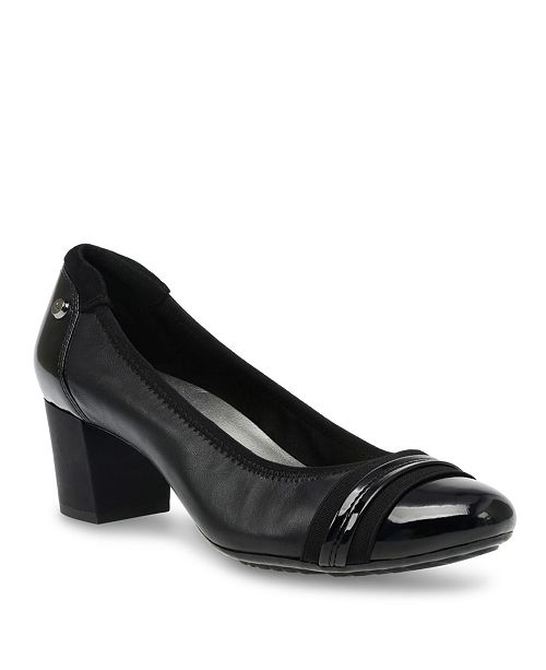 anne klein guardian block heel pumps