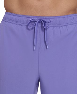 Men's Core Euro Regular-Fit Quick-Dry 5" Swim Trunks with Compression Short Liner