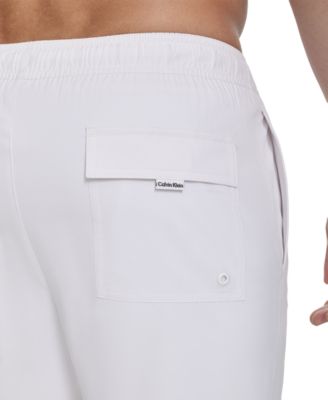 Men's Core Euro Regular-Fit Quick-Dry 5" Swim Trunks with Compression Short Liner