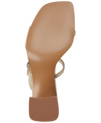 Women's Maymay Buckle Double Band Block-Heel Slide Sandals