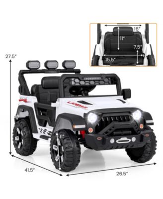 12V Electric Kids Ride on Truck with Remote Control and Music