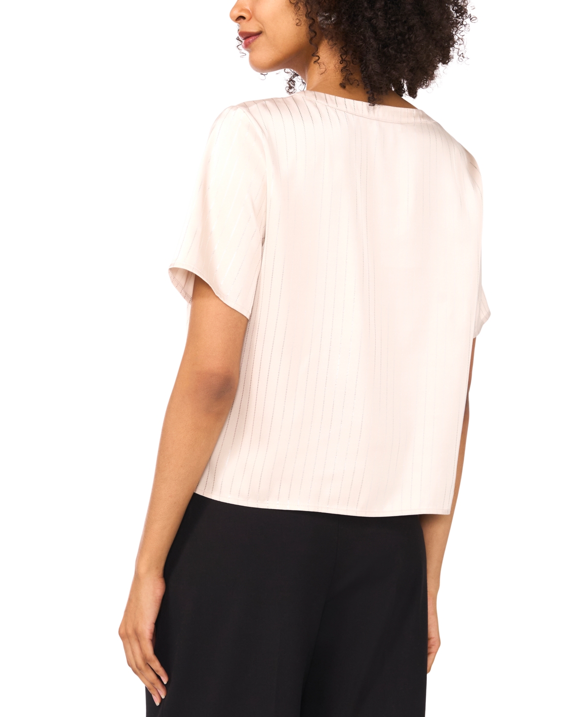 Vince Camuto Boxy Top In Neutral