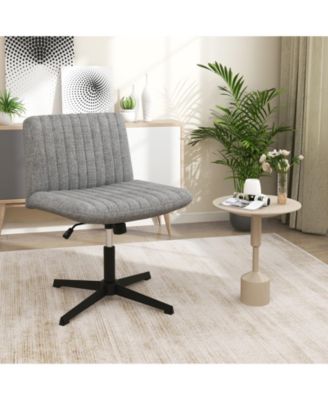 Criss-Cross Legged Chair Stylish and Stable Seating Without Wheels
