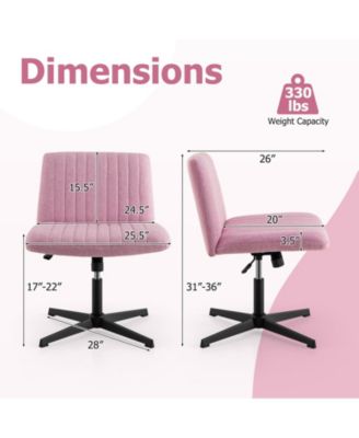 Criss-Cross Legged Chair Stylish and Stable Seating Without Wheels