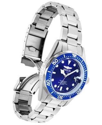Men's 9204 Pro Diver Quartz 3 Hand Blue Dial Watch