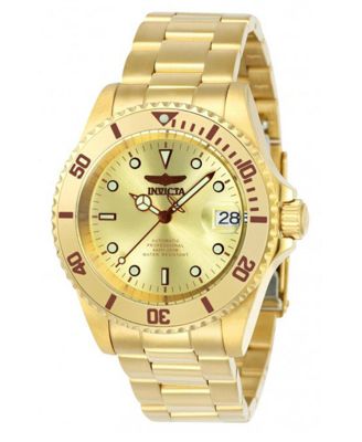 Men's 24762 Pro Diver Automatic 3 Hand Champagne Dial Watch