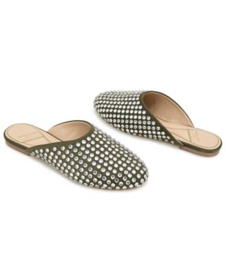Women's Almond Toe Saddie Mules