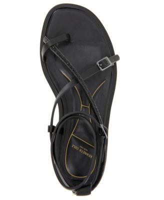 Paros Jewel Square Toe Flat Sandals