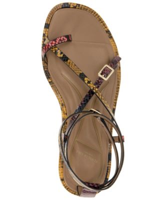 Women's Paros Square Toe Flat Sandals