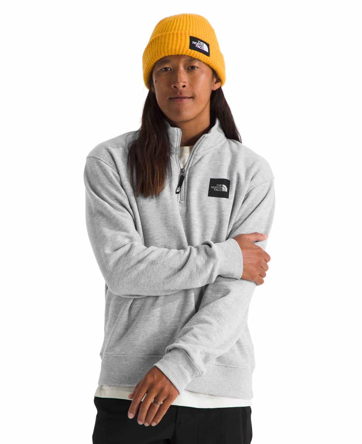 THE NORTH FACE MEN'S BOX HALF DOME ¼ ZIP SWEATSHIRT 