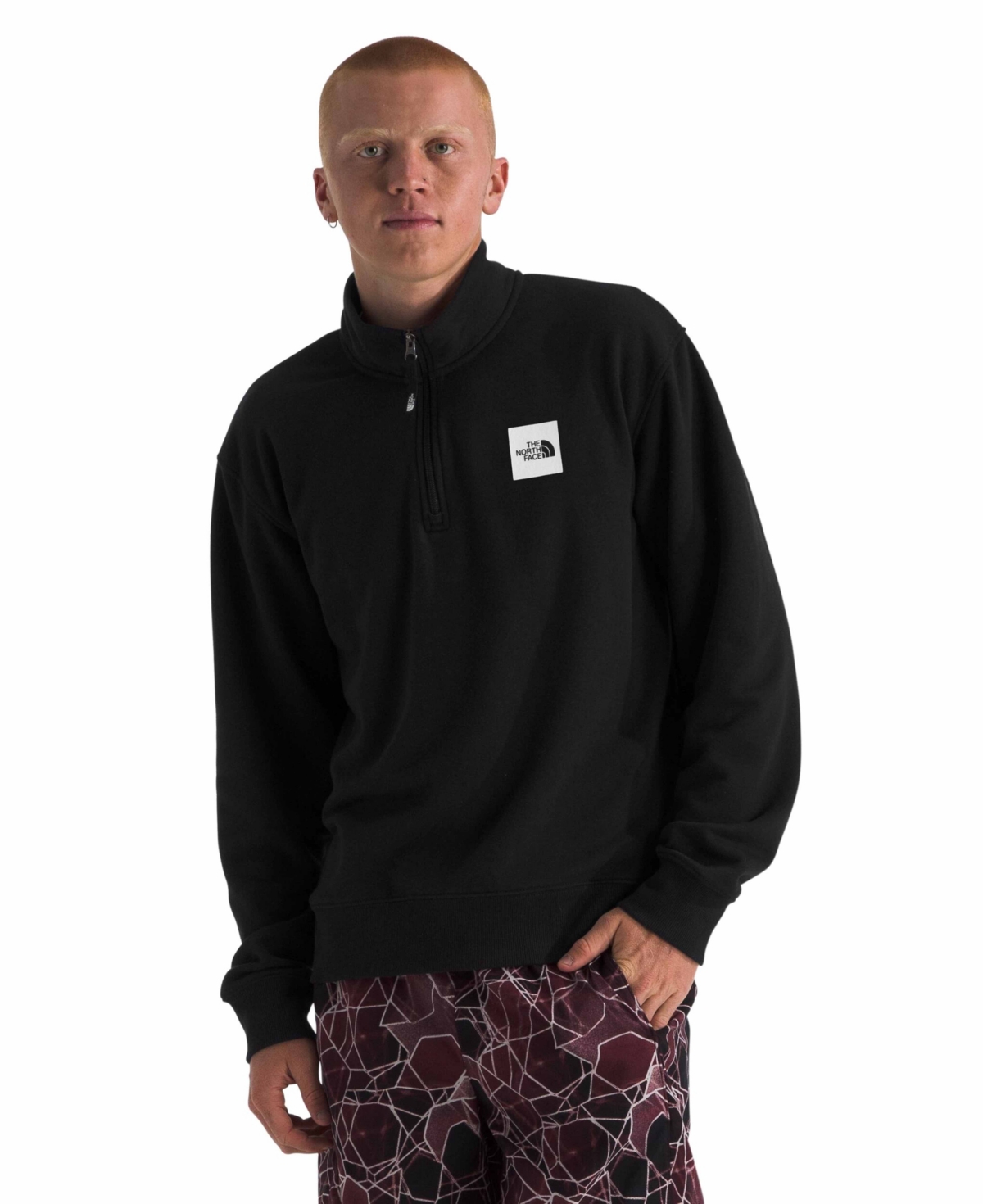 THE NORTH FACE MEN'S BOX HALF DOME ¼ ZIP SWEATSHIRT 