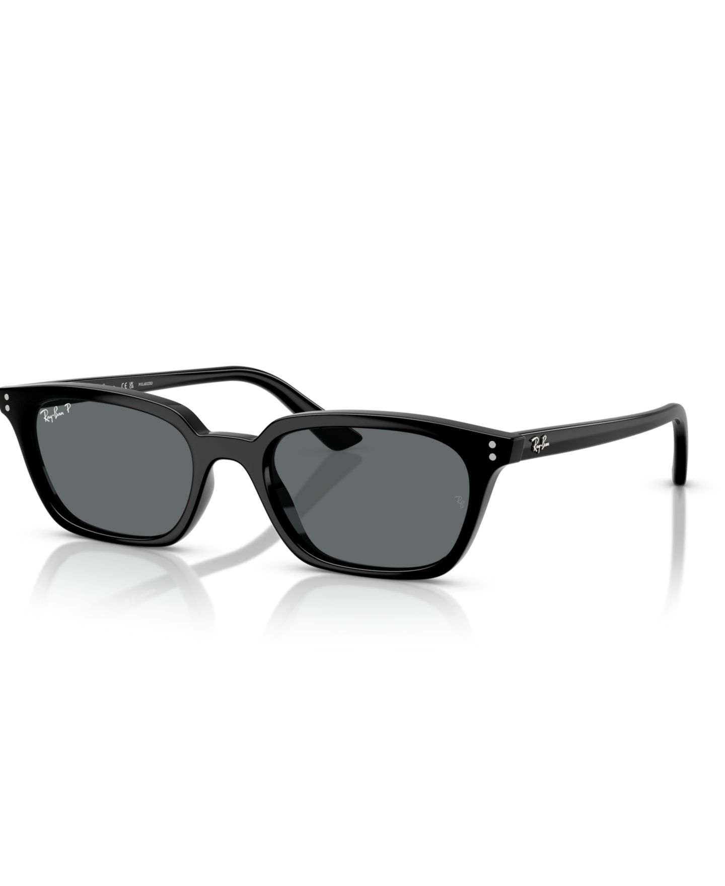 Солнцезащитные очки Ray-Ban Unisex Zaya Polarized Sunglasses, RB4456, цвет: Чёрный — фото 1