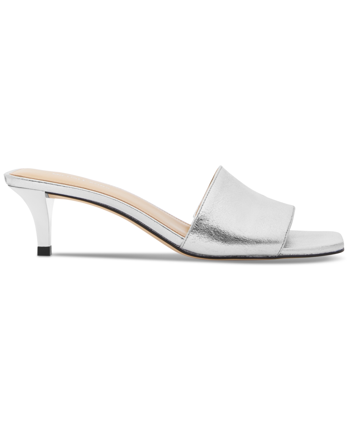 Michael Kors Michael  Women's Merriam Kitten-heel Sandals In Silver
