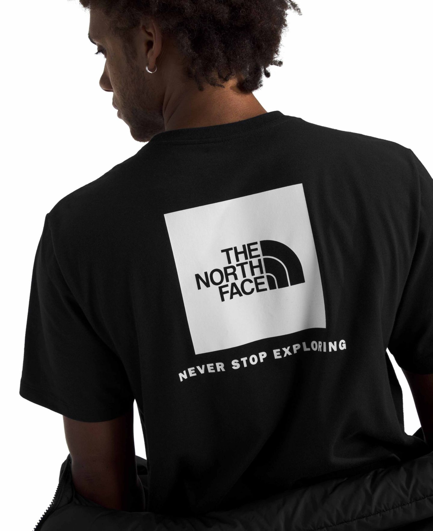 Мужская футболка The North Face Evolution Box Never Stop Exploring® Graphic, цвет: Чёрный — фото 4