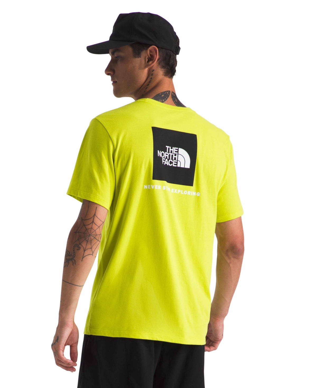 THE NORTH FACE MEN'S SHORT SLEEVE CORE BOX NEVER STOP EXPLORING T-SHIRT 