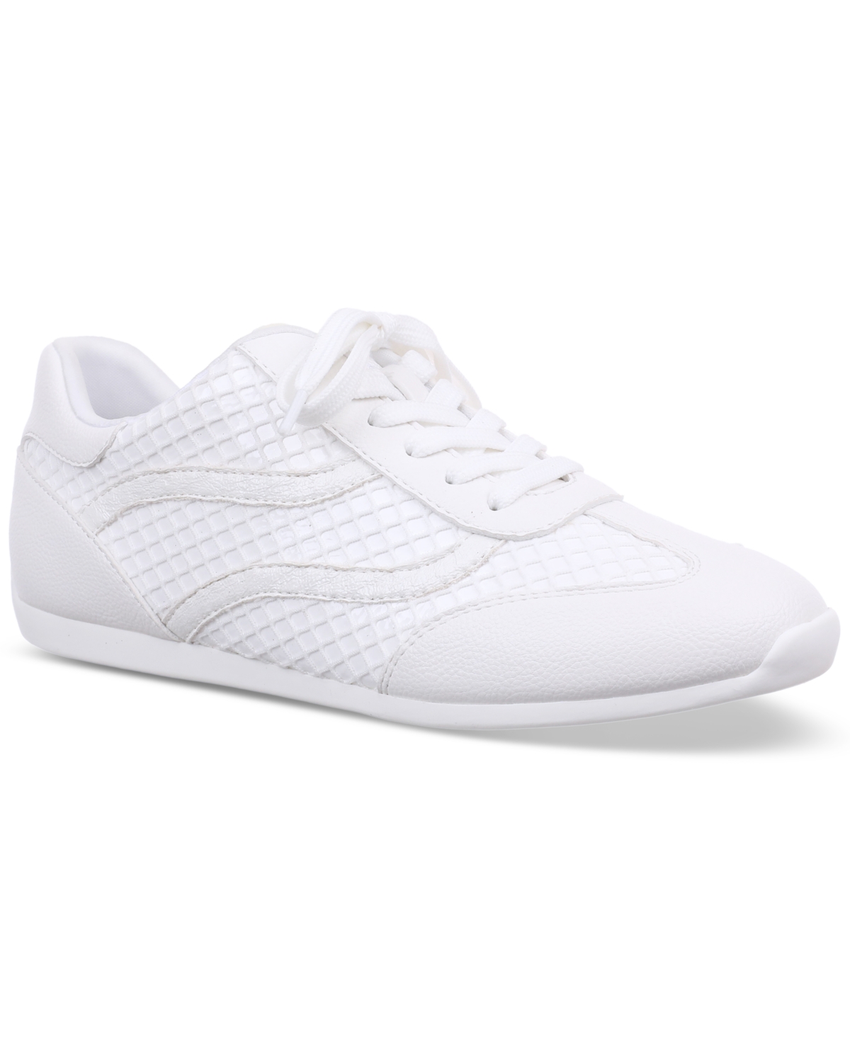 Inc International Concepts Women's Landryy Sneakers, Exclusively At Macy's In White Mesh