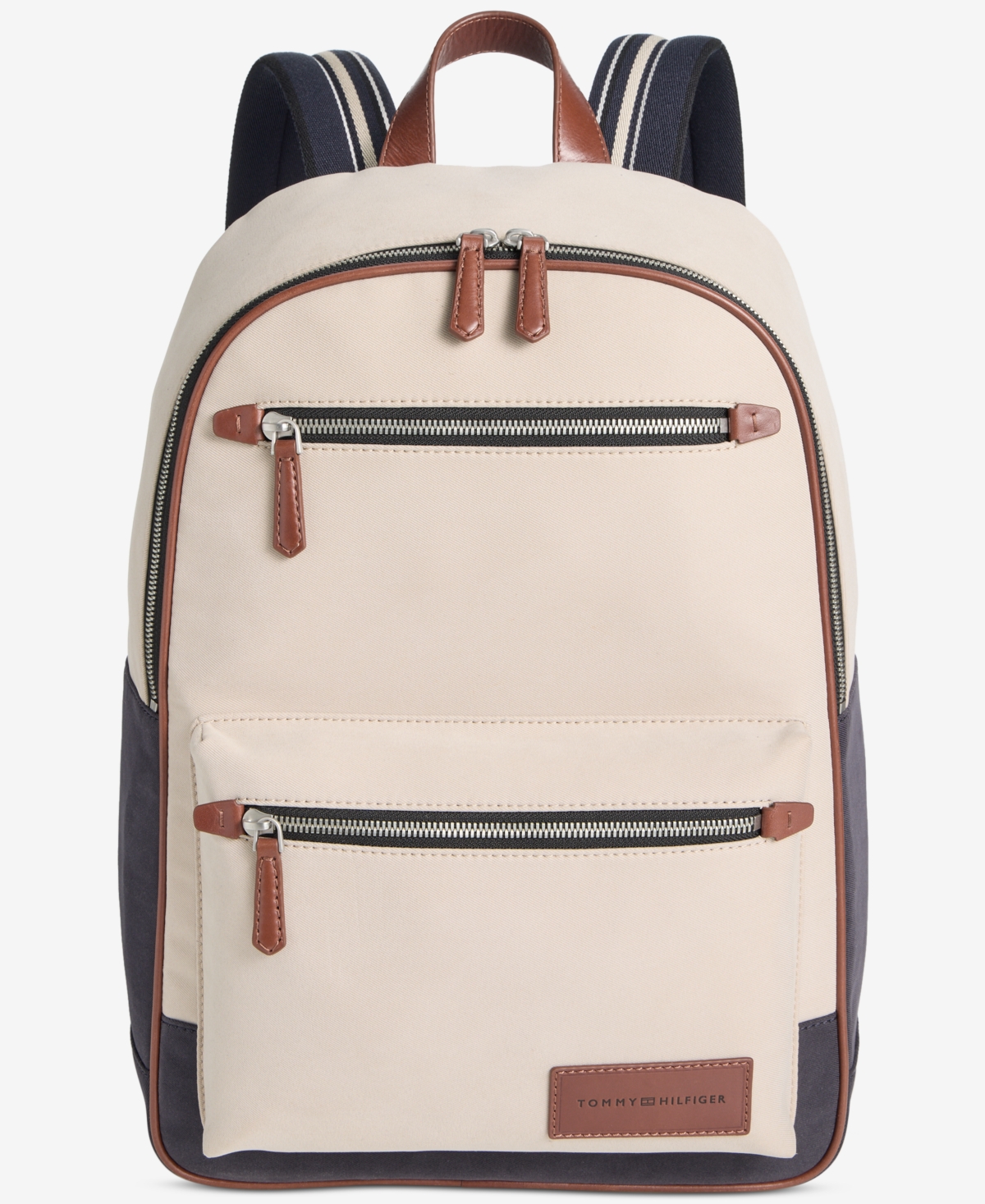 Shop Tommy Hilfiger Men's Medium Casual Backpack In Classic Beige