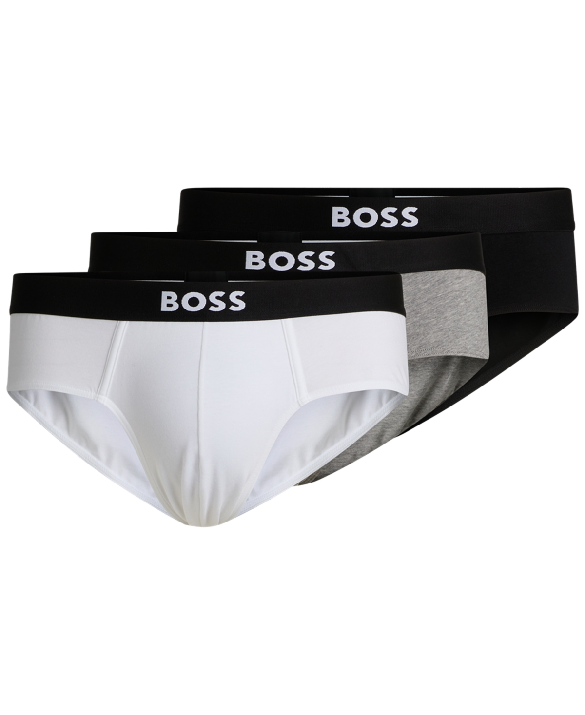 Shop Hugo Boss Hugo By  Men's 3-pack Logo Briefs In Black
