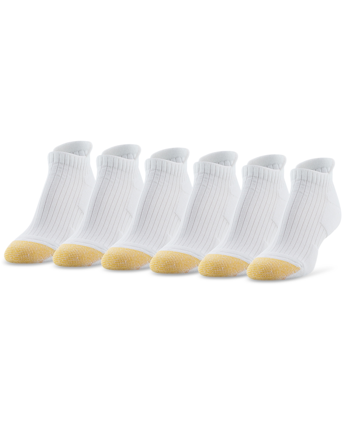 Shop Gold Toe Women's 6-pk. Everyday No Show Tab Socks Gtdl0154r06 In White