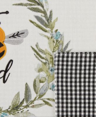 Bee Kind Reversible Embellished Placemat, Set of 4