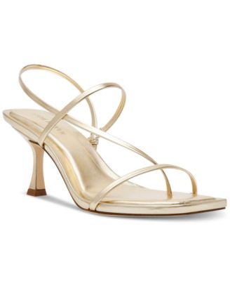 Steve Madden - Women's Locke Strappy Mid-Heel Dress Sandals