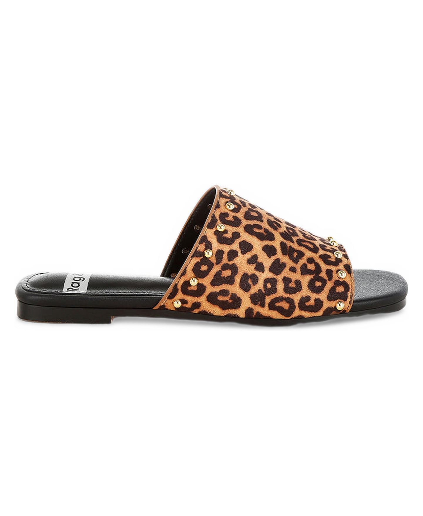 Женские балетки Rag & Co Hilsa Leopard Print Slip-On, цвет: Коричневый — фото 2