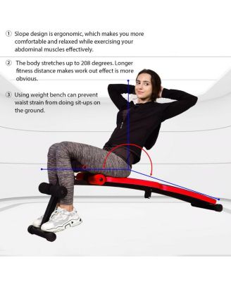 Abdominal Twister Trainer with Adjustable Height Exercise Bench