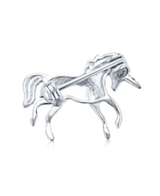 Unique Pegasus Flying Horse Brooche Pin - Magical Unicorn Sterling Silver