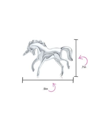 Unique Pegasus Flying Horse Brooche Pin - Magical Unicorn Sterling Silver