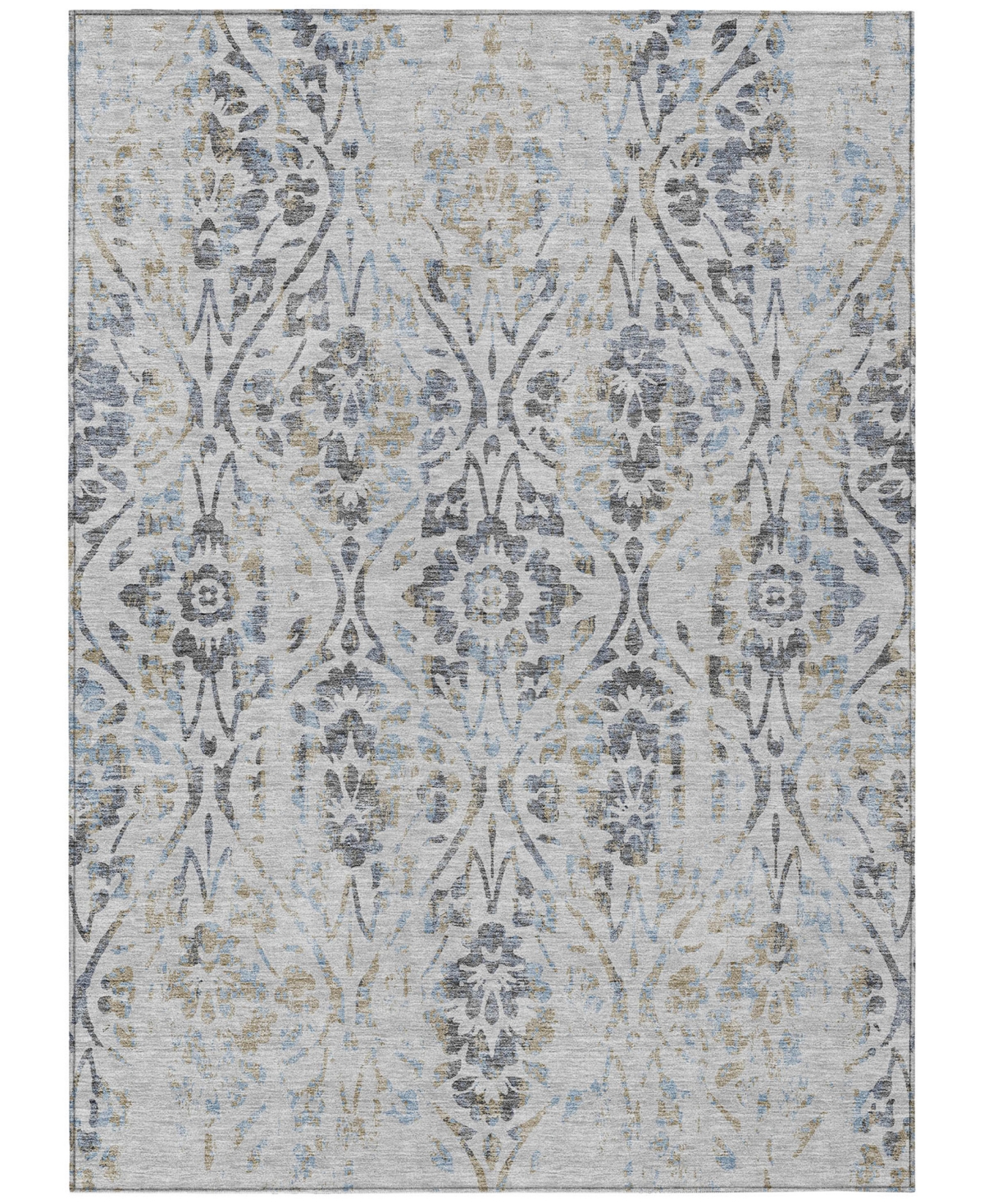 Addison Chantille Acn868 9'x12' Area Rug In Gray