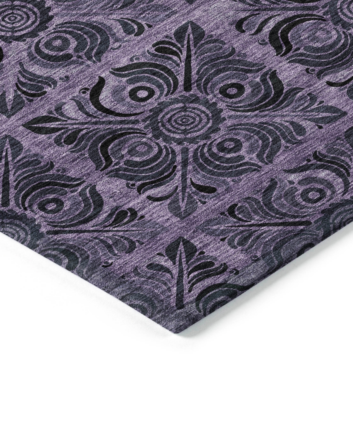 Addison Chantille Acn853 9'x12' Area Rug In Purple