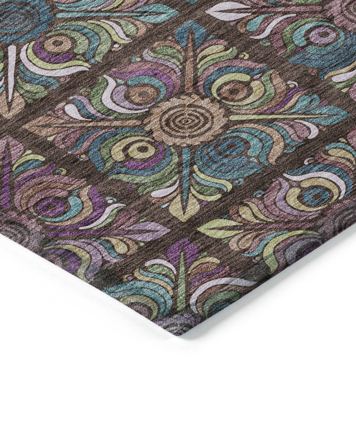Addison Chantille Acn852 8'x10' Area Rug In Chocolate
