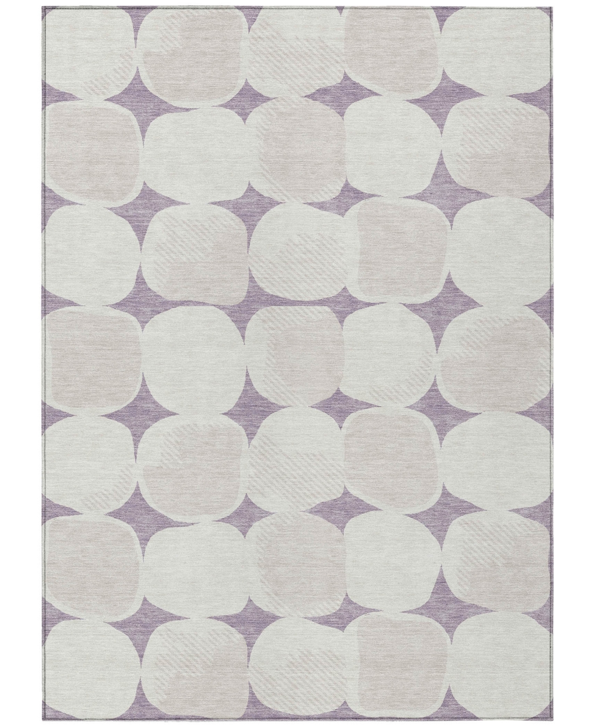 Addison Chantille Acn870 5'x7'6" Area Rug In Lavender