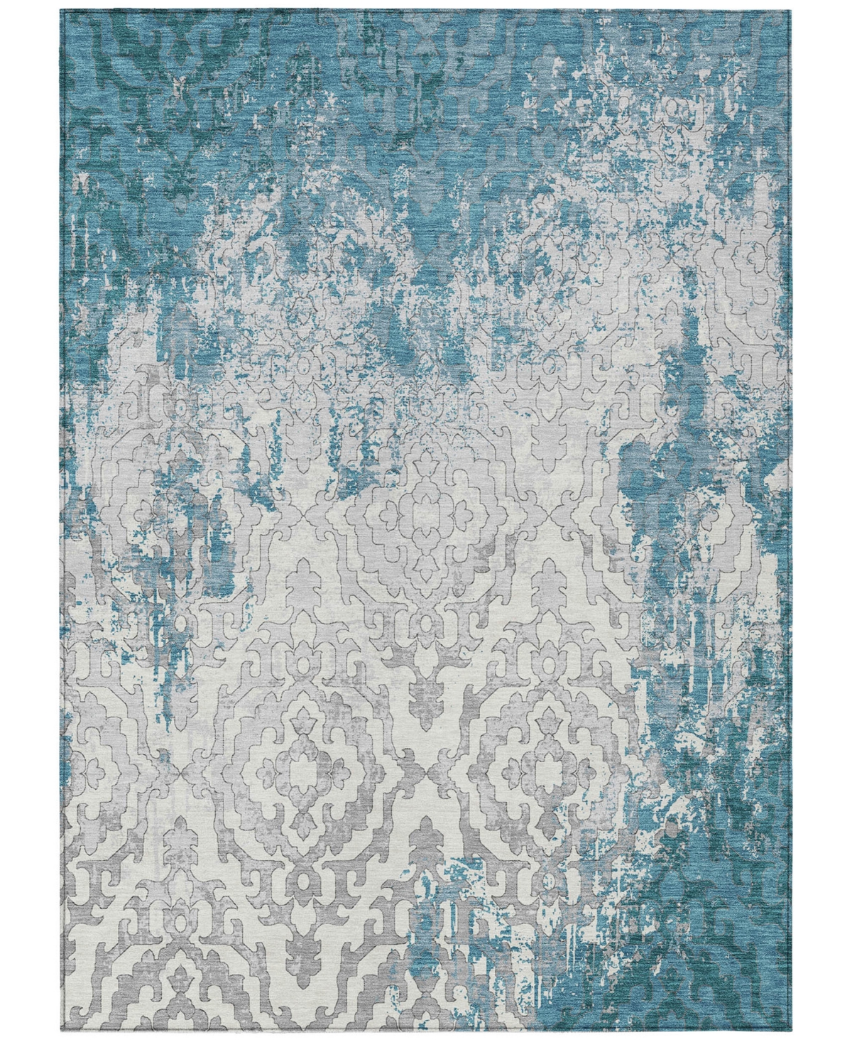 Addison Chantille Acn864 5'x7'6" Area Rug In Teal