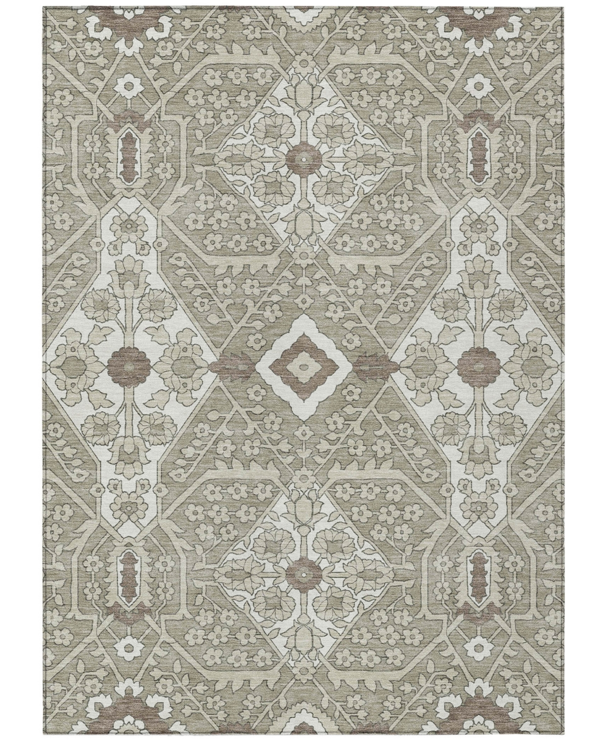 Addison Chantille Acn863 5'x7'6" Area Rug In Taupe