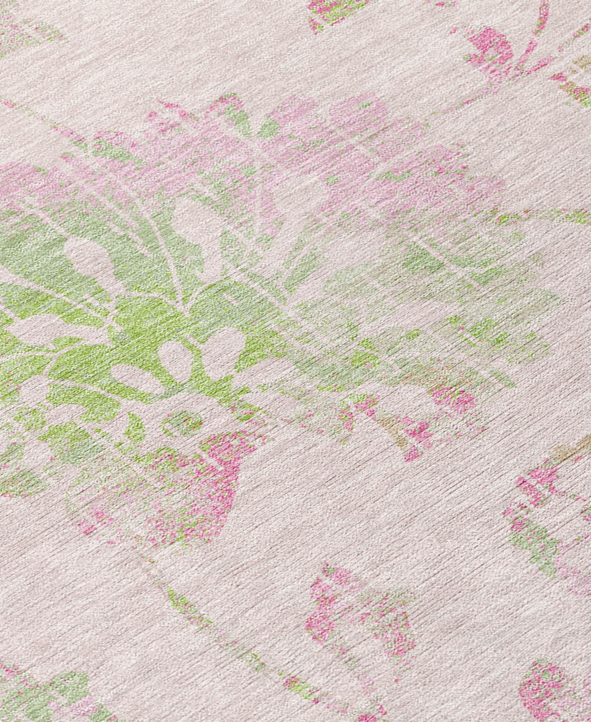 Addison Chantille Acn856 5'x7'6" Area Rug In Pink