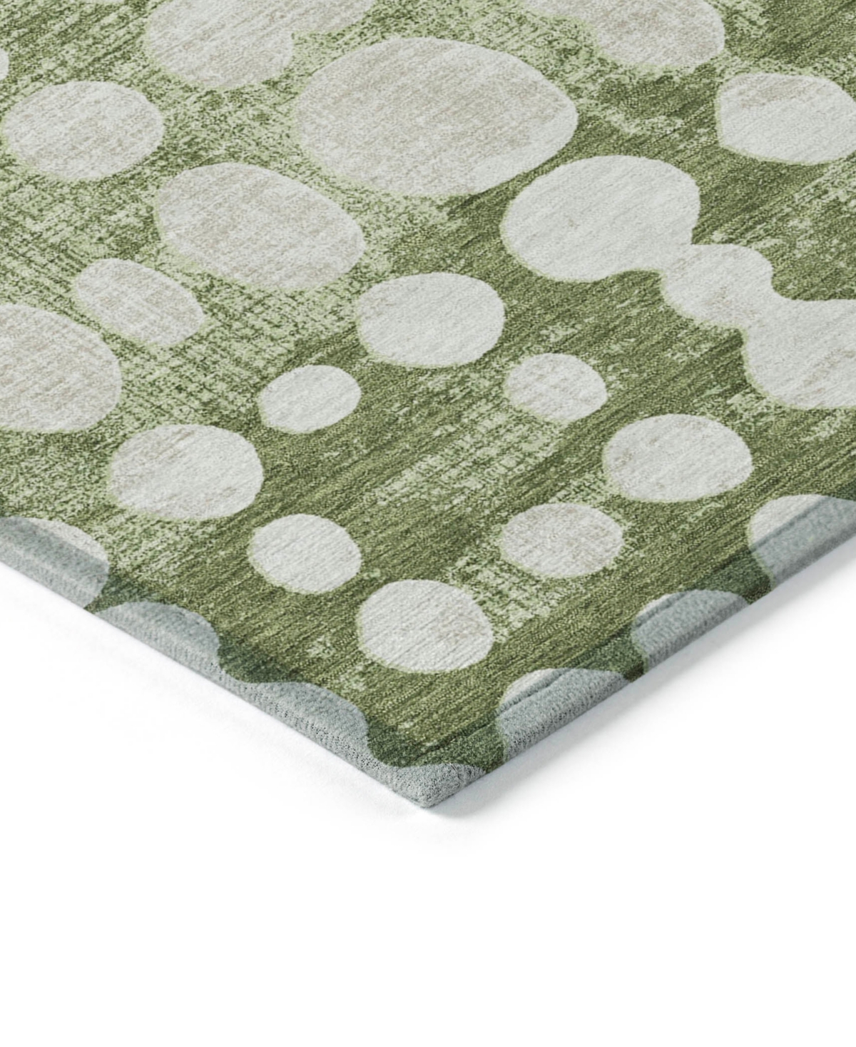 Addison Chantille Machine Washable Acn869 2'6"x3'10" Area Rug In Sage