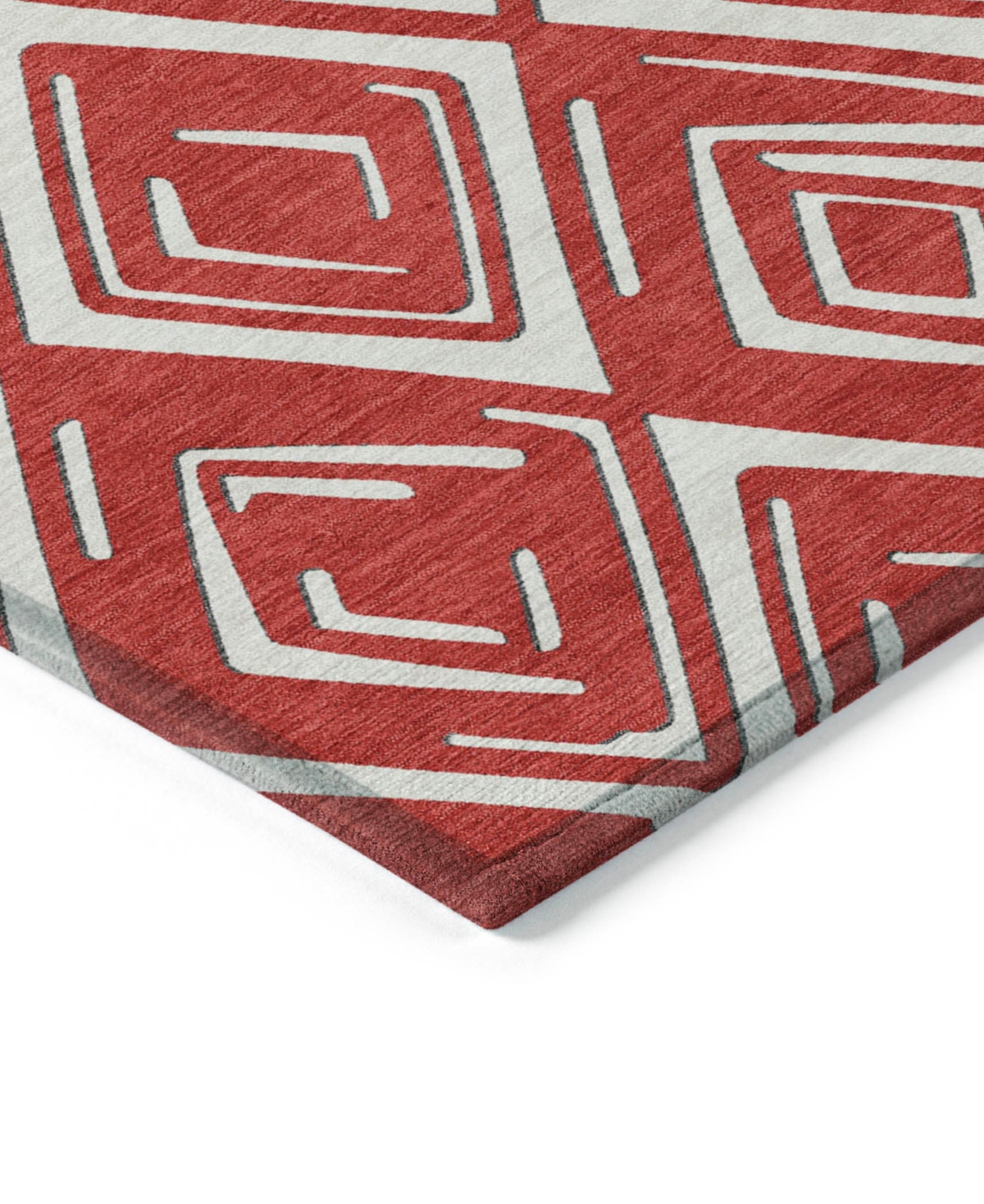 Addison Chantille Machine Washable Acn862 2'6"x3'10" Area Rug In Red