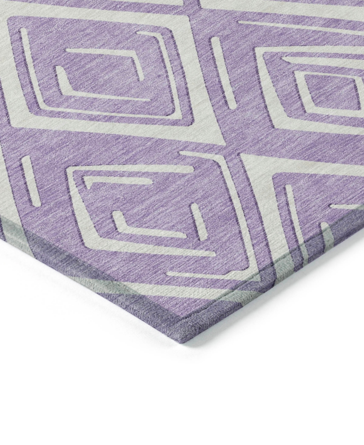 Addison Chantille Machine Washable Acn862 2'6"x3'10" Area Rug In Lavender