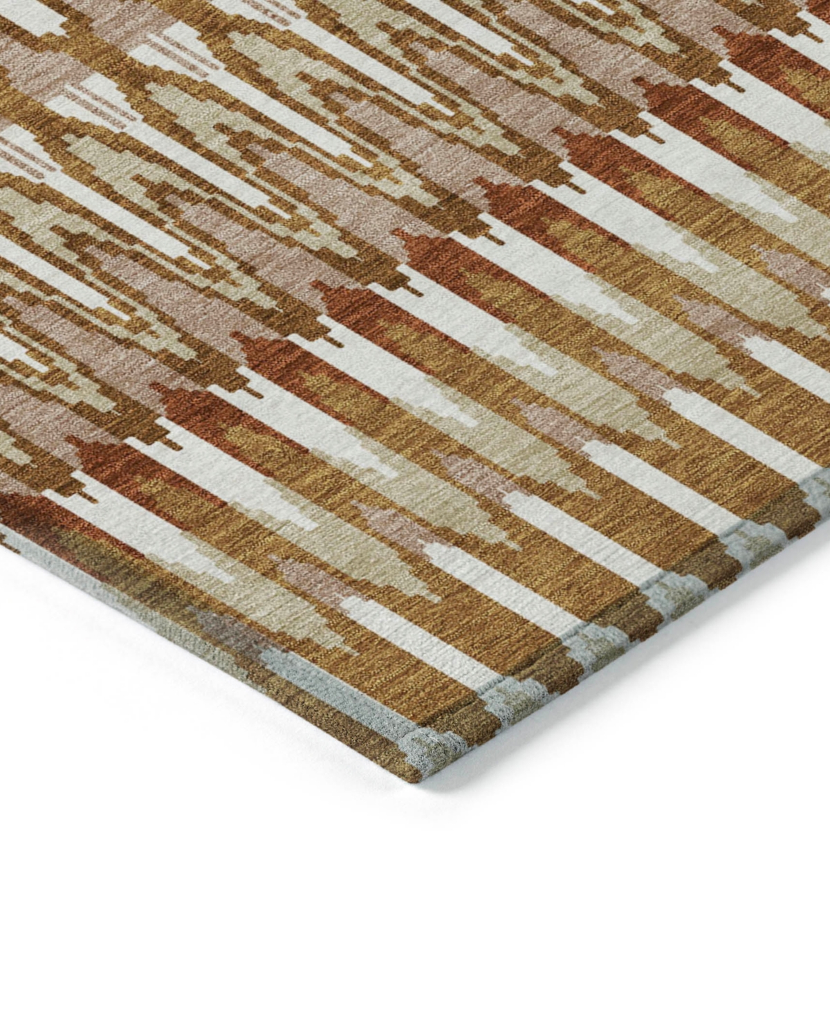 Addison Chantille Machine Washable Acn860 2'6"x3'10" Area Rug In Terracotta