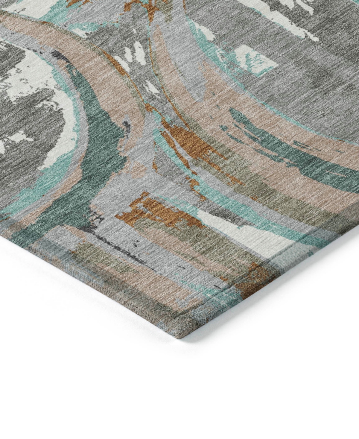 Addison Chantille Machine Washable Acn855 2'6"x3'10" Area Rug In Gray