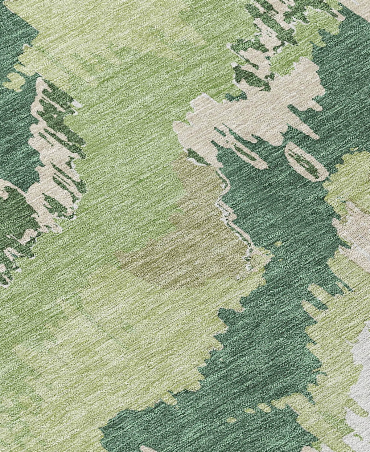 Addison Chantille Machine Washable Acn865 2'3"x7'6" Runner Area Rug In Green